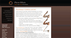 Desktop Screenshot of physioeffects.co.uk