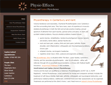 Tablet Screenshot of physioeffects.co.uk